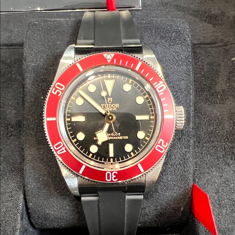 Tudor BLACK BAY With Burgundy Bezel Watch 41mm - Picture 3 of 10